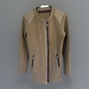 Frauenschuh 100% Merino Wool Jacket Brown Womens Size 1‎